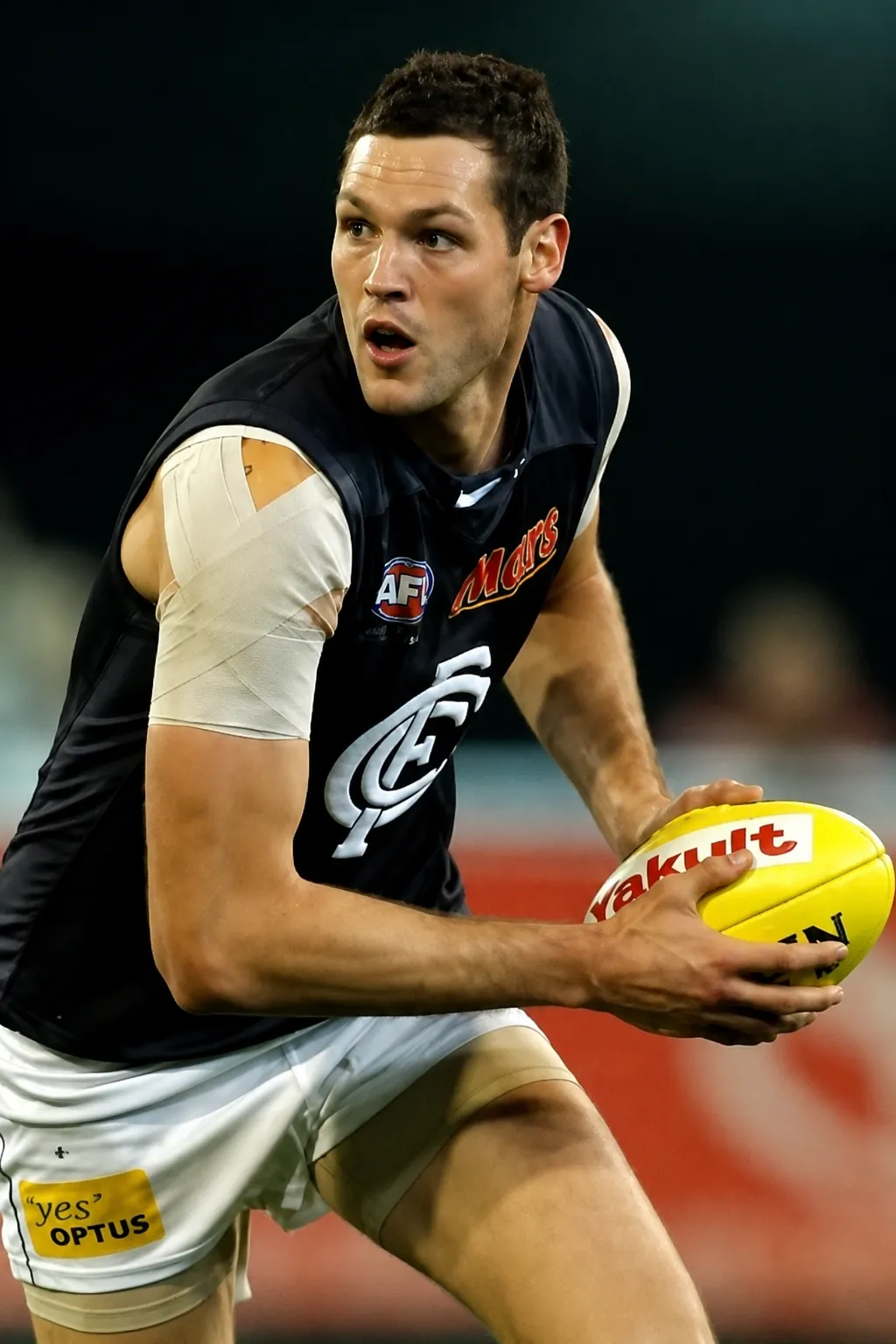 Rob Warnock during his AFL playing career