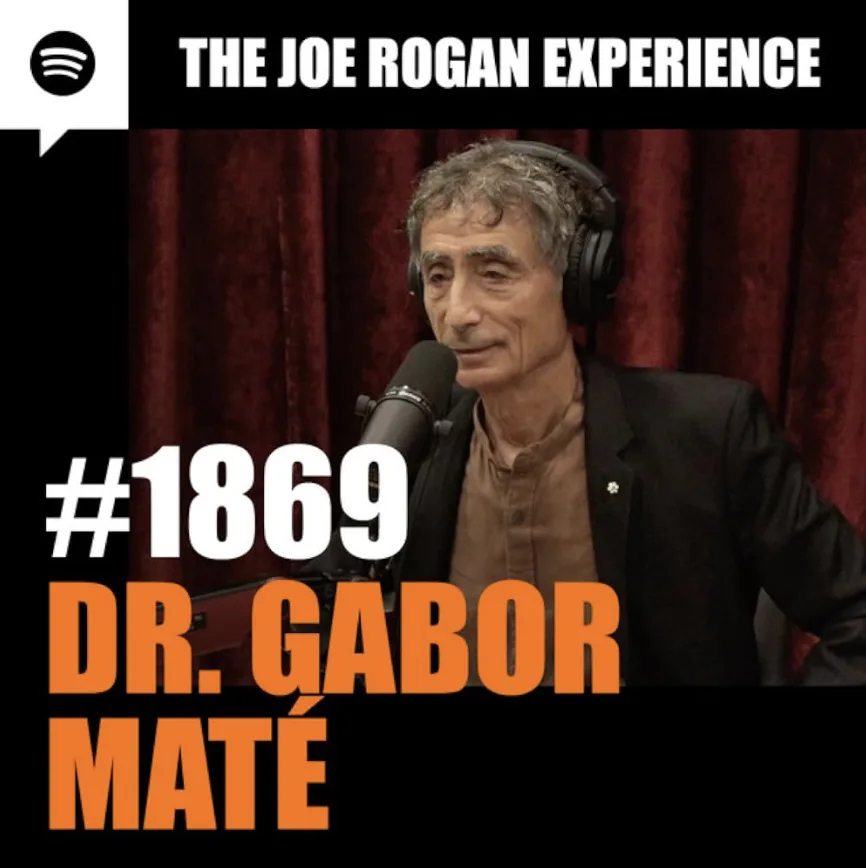 Dr Gabor Maté speaking during a podcast interview
