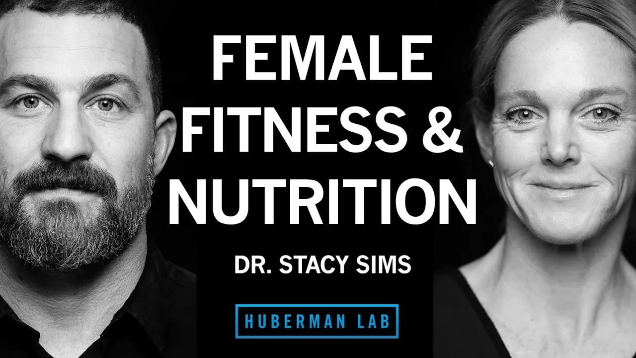Dr Stacy Sims in a Huberman Lab podcast episode