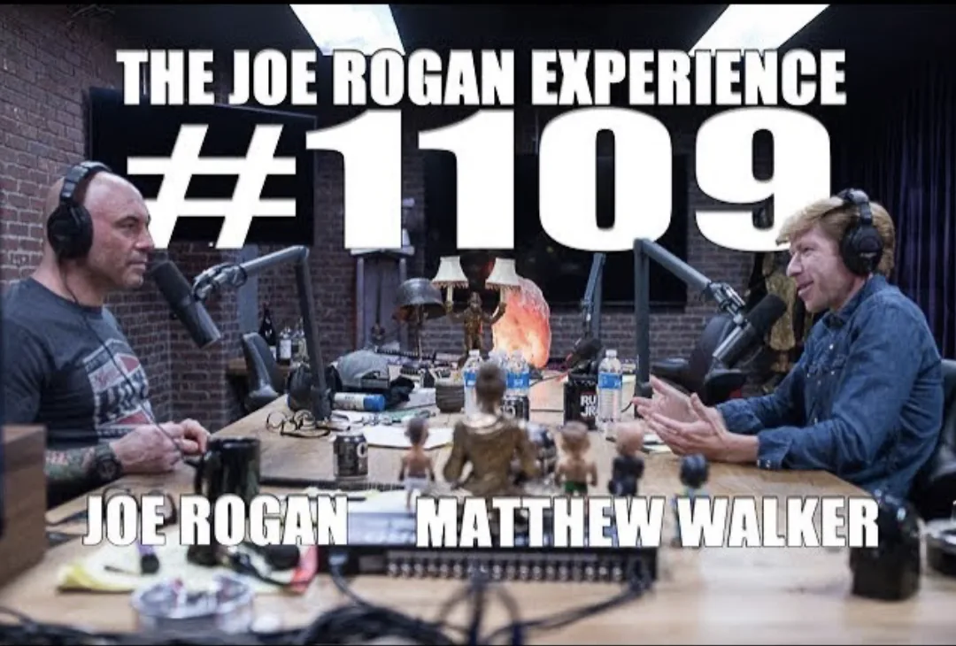 Dr Matthew Walker speaking during a podcast interview